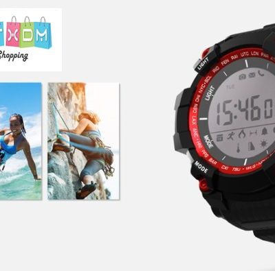 Ρολόι Sport Smart Watch / Μαύρο-Κόκκινο