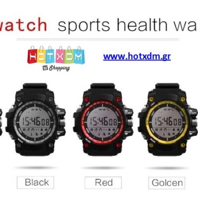 Ρολόι Sport Smart Watch / Μαύρο-Χρυσό